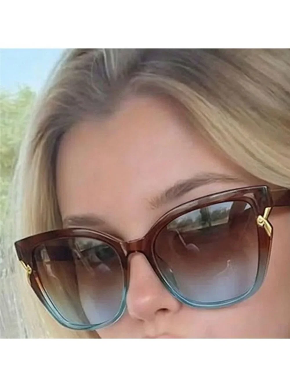 UV Protection Gradient Sunglasses